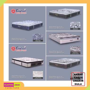 Central springbed kasur DELUXE ELEMENT pillow top new full set & matras Fullset Bonita 140 x 200