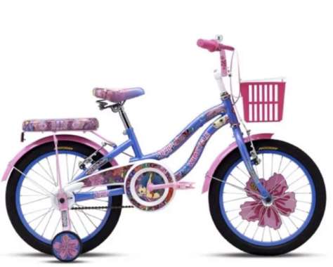 SEPEDA MINI ANAK PEREMPUAN WIMCYCLE YUNA 18 INCH