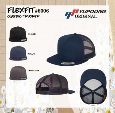 Topi Jaring Yupoong Flexfit Classic Trucker 6006 ORIGINAL