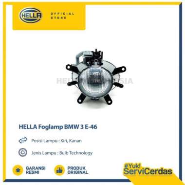 Lampu Foglamp Hella BMW 3 E-46 (Kanan/Kiri) - Lampu Kabut Mobil