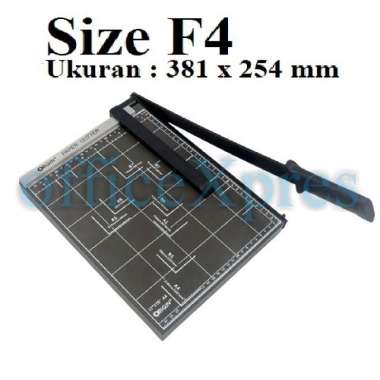 pemotong kertas / paper cutter origin f4r dark grey Multicolor