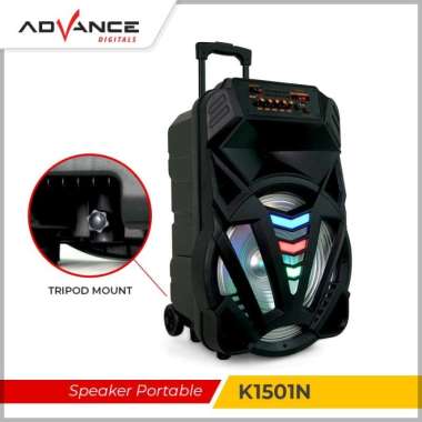 Advance Speaker Meeting Portable 15 Inch Bluetooth K 1501 + Mic