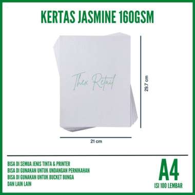 kertas jasmine a4 isi 100 lembar / fancy paper a4 / kertas undangan a4 Multicolor