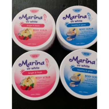 Body scrub/ lulur marina 200 gram Pink