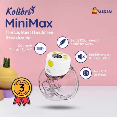 Gabag - Handsfree Breastpump Kolibri Minimax Breastpump
