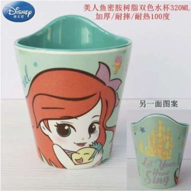 Disney Original Melamin Cup Gelas Minum Anak Ariel