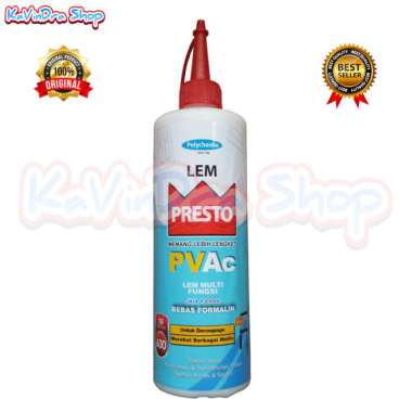 lem kertas / mdf / plywood presto pvac 600 gr Multicolor