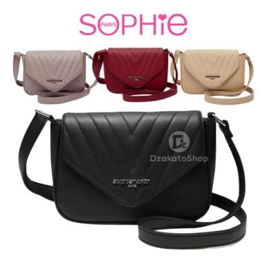 Tas Selempang Wanita Sophie Martin Paris Justicia Hitam Cream Kecil I Promo Terbaru Cuci Gudang Kata