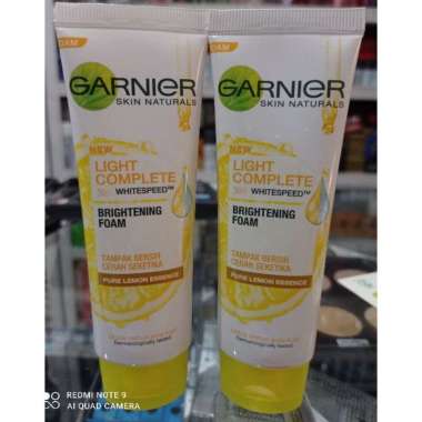 Garnier brightening foam 100 g sama 50g / sabun wajah garnier Kuning 50 gram