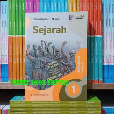 Buku Sejarah Kelas 1/X 10 Smk Erlangga Kurikulum Merdeka