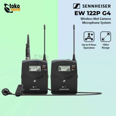 Sennheiser EW 122P G4 - Camera Mount Wireless Lavalier Mic Original