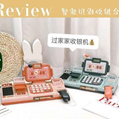 mainan kasir kasiran mesin kasir anak mainan mesin kasir fun shopping Multicolor