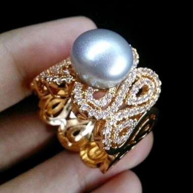 Cincin Mutiara Original Lombok Mutiara Tawar