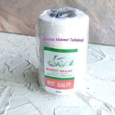 20/9 Benang Putih Jahit Karung Goni 200 Gram 200gr