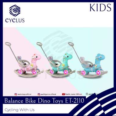 mainan kuda kudaan anak dino balance bike exotic et 2110 kuda ayunan Multicolor