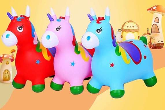 kuda kudaan karet jumping animal / kuda kudaan karet Multicolor