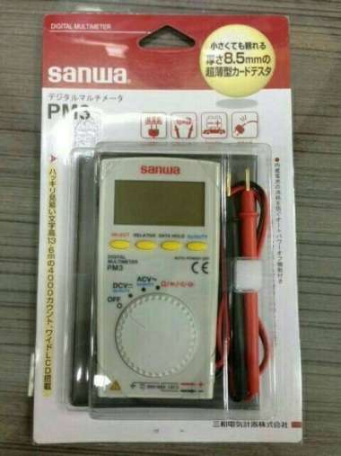 SANWA digital multimeter pm 3 / multitester PM3 made in japan Multivariasi Multicolor