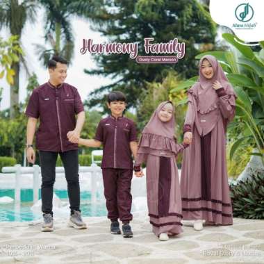 Sarimbit Harmony Family set - Alwa Hijab Varian Based Information Semua Ukuran Multicolor