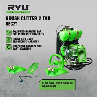 Mesin Potong Rumput 2 Tak Ryu Rbc2T Brush Cutter