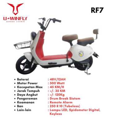 Sepeda Listrik U-Winfly RF 7 Sepeda Listrik RF 7 U-Winfly Sepeda Listrik U-Winfly Sepeda Listrik Mur