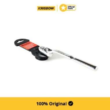 Krisbow Gagang Kunci Sok Ratchet Handle 1/4 Inchi Rapid