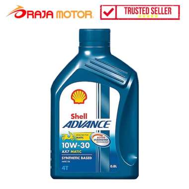 Shell Oli Motor 4 Tak Advance AX7 Scooter Matic 4 Tak 10W30 0.8L