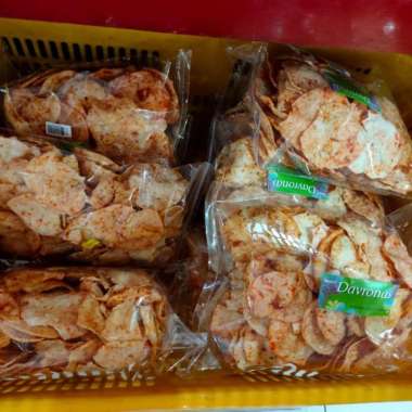 Opak pedas davronas 230 gram kerupuk oleh oleh magelang jogja