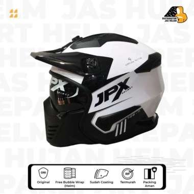 Helm JPX MX 726 R Solid White Glossy XXL