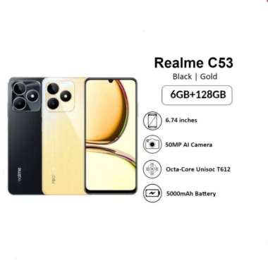 Realme C53 Ram 6 Rom 128GB Hitam