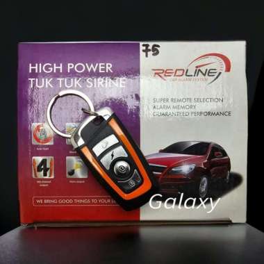 Alarm Mobil Red Line / Pengaman Mobil Universal - 12V remote 75