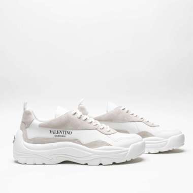 Valentino Garavani Gumboy Calfskin Sneakers White 42