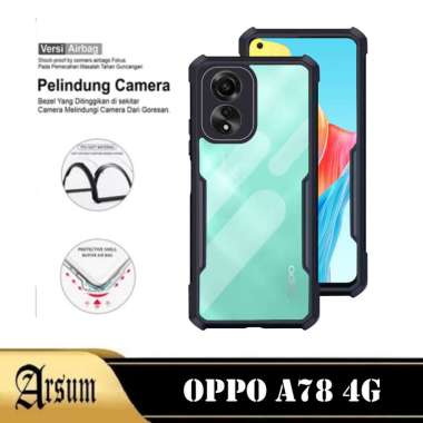 Case Transparan OPPO A78 4G Softcase Cover Airbag hardcase silicon terbaru OPPO A78 4G