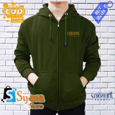 Syara Store / Jaket Resleting Cardinal Formal Gold / Jaket Distro Sleting / Jaket Resleting / Jaket 
