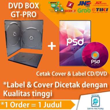 TAMBAH BOX DVD GT-PRO DAN CETAK COVER LABEL CD/DVD UNTUK ORDER CD/DVD