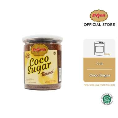 Evyna Coco Sugar Gula Kelapa Pemanis Alami Rendah Indeks Glikemik