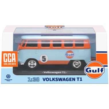 CCA Volkswagen Van Kombi Bus Gulf Series Mainan Mobil Mobilan Jagat Diecast