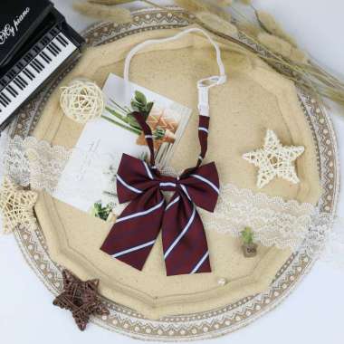 URESHII - DASI INSTANT DASI SEIFUKU DASI SERAGAM SEKOLAH DASI COSPLAY dasi siap pakai G-12