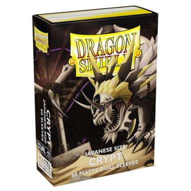 Dragon Shield Dual Matte 60 Card Sleeve Japanese Size Crypt YG/VG