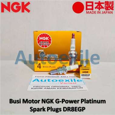 Busi Motor NGK G-Power Platinum DR8EGP Thunder 250 VIAR Karya 150 300 Grizzly 350FI ATV Estrella SE