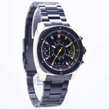 Christ Verra CV 12059L - Jam Tangan Chronograph Wanita Christ Verra Stainless Steel Original Black R