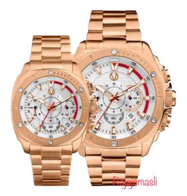 Jam Tangan CHRIST VERRA CV12059 Sport Stainless Steel Couple Rosegold