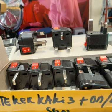 Over Steker Tambahan Steker Colokan Kaki 3 Ke 2 Multicolor