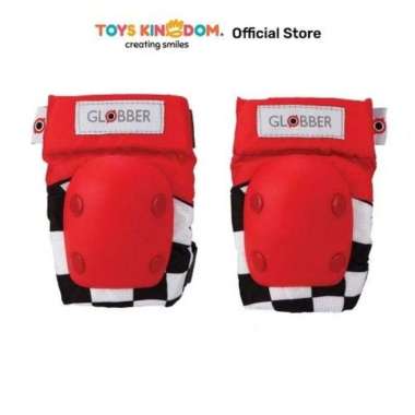 Globber Pelindung Lutut Dan Siku Anak Motif Balap - Merah