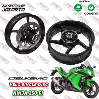 Velg Delkevic Singledisk Ninja 250 / Ninja 250Fi / Ninja250R Black 5,5 Multicolor