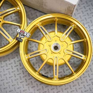 Velg Riezto Model Marus Drag Gold Front & Rear Vespa Sprint Prima S Lx Multicolor