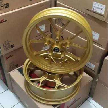 Velg Velek Rossi Tapak Lebar Ninja250 Fi / Z250 Fi / Ninja250 Karbu Multicolor