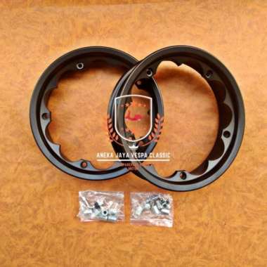 Velg Vespa Vrossi Vrx Warna Black / Hitam Ring 10 Terbaru Multicolor