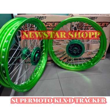 Velg Set Supermoto Klx Lebar 250 300 350 Ring 17 Velg Set Klx Multicolor