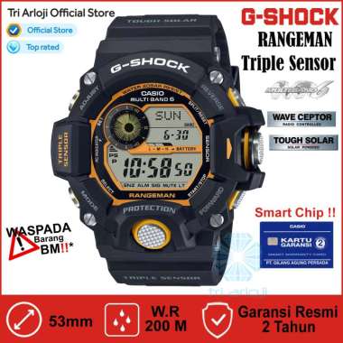 Casio G-SHOCK GW-9400Y-1DR Jam Tangan Pria GSHOCK GW9400 GW-9400Y-1 RANGEMAN