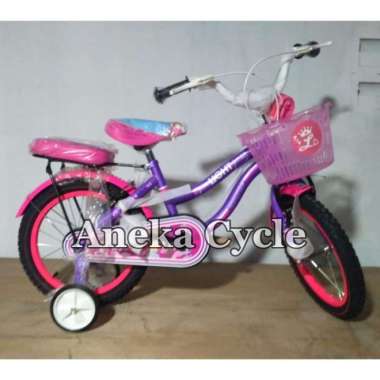 sepeda anak perempuan wimcycle 16 light - Multicolor